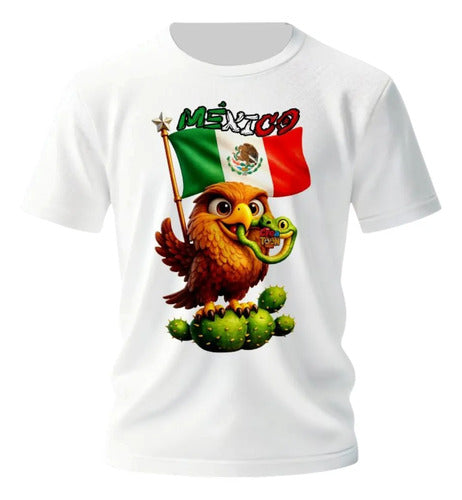 Playera Aguila Mexico 15 De Septiembre Bandera Águila