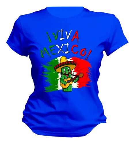 Playera 15 De Septiembre Meriachi Taco Sombrero Fiestas