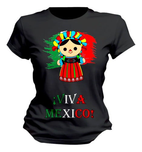 Playera 15 De Septiembre Bandera Lele Viva Mexico Lele