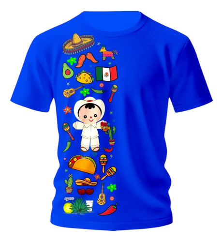 Playera 15 De Septiemnbre Ranchero Lele Muñeca Personaliza