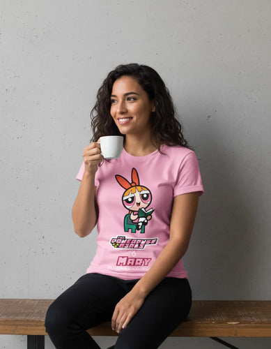 Playera Power Girls Burbuja Personaliza Todas Las Tallas