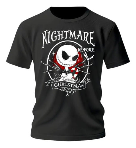 Playera Jack Skellington Sally Hallowen Personaliza Extraño