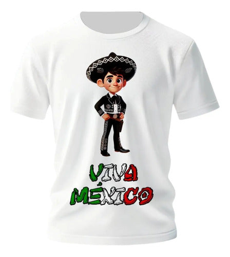 Playera 15 De Septiembre Mariachi Fiestas Patrias Mexico