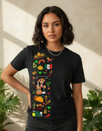 Playera Mexicana 15 De Septiembre Tematica Mariachi Mariachi
