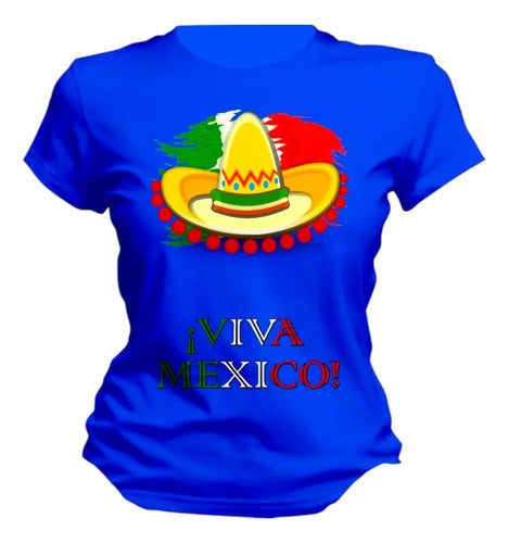 Playera 15 De Septiembre Meriachi Taco Sombrero Fiestas