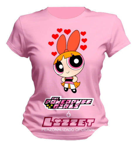Playera Bombon Burbuja Bellota Power Girls Personaliza