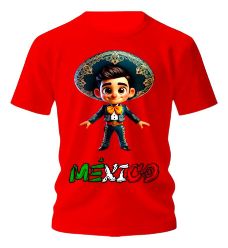 Playera Mariachi Viva Mexico 15 De Septiembre Personaliza