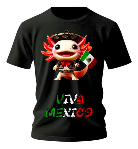Playera Ajolote Mariachi Fiesta Patrias 15 De Septiembre