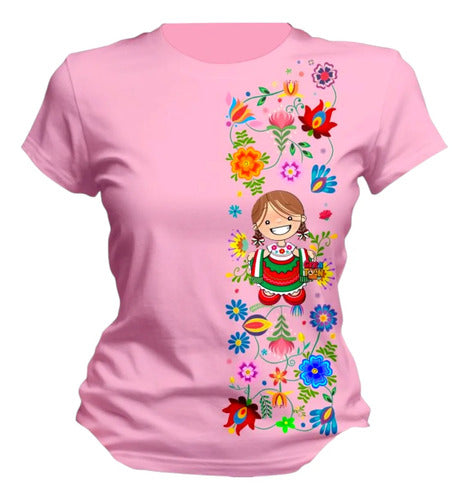 Playera 15 De Septiembre Lele Adelita Tematica Mexicana