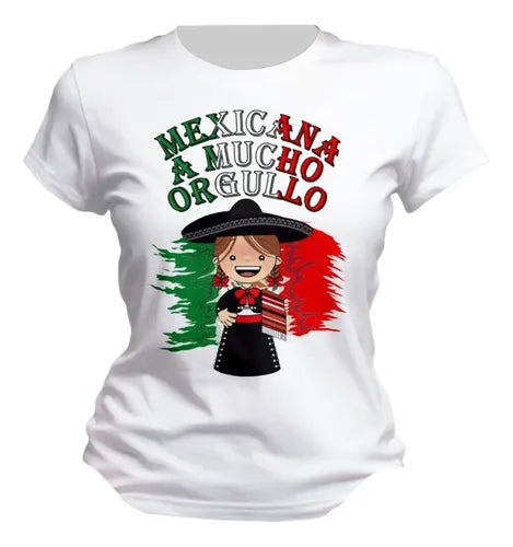 Playera Para Duo Mariachis Orgulloso Mexicano 15 Septiembre