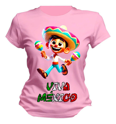 Playera Niño Niña 15 De Septiembre Personaliza Joven