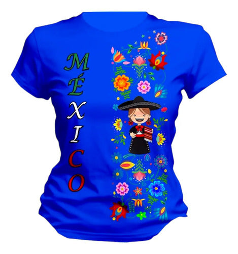 Playera Para Duo Tradicional Mexicana Todas Las Tallas