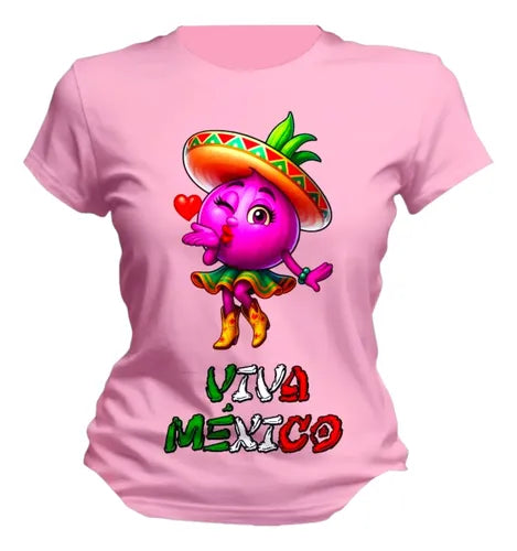 Playera Limon Y Cebolla 15 De Septiembre Viva Mexico Cebolla