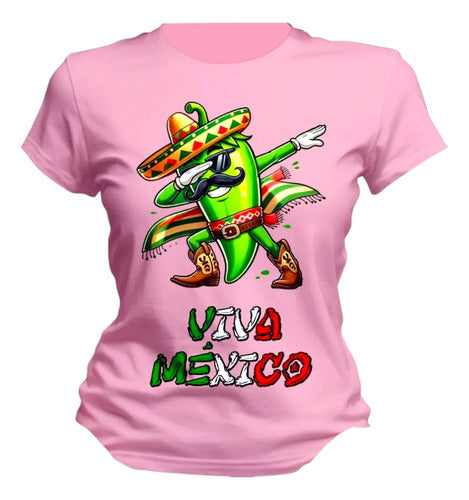 Playera Chile Jitomate 15 De Septiembre Personaliza Chile