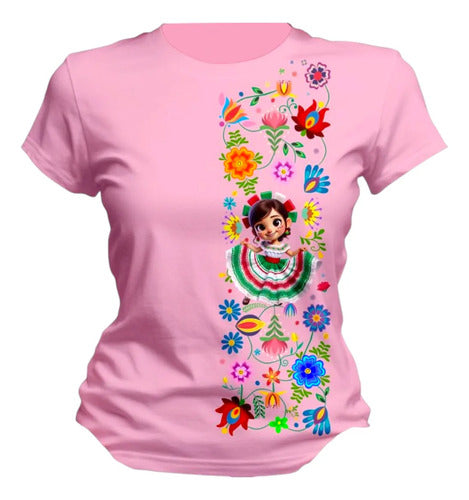 Playera Mexicana 15 De Septiembre Tematica Mariachi Adelita