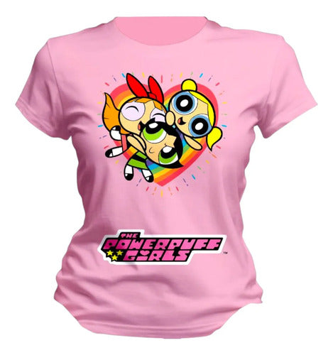 Playera Chicas Super Poderosas Colores Personaliza