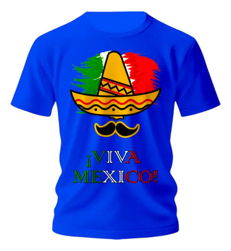 Playera 15 De Septiembre Meriachi Taco Sombrero Fiestas