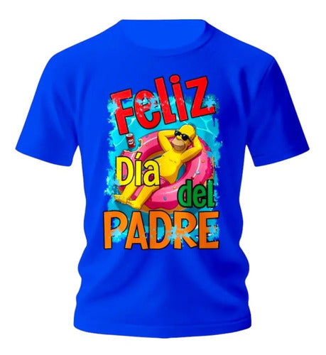 Playera Dia Del Padre Super Papa Homero Personaliza