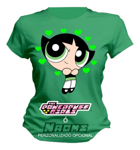 Playera Bombon Burbuja Bellota Power Girls Personaliza