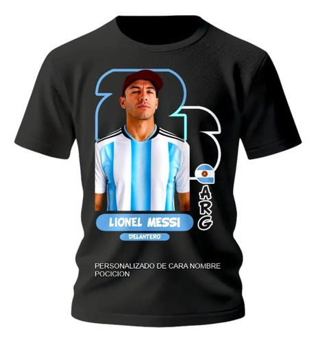 Playera Personalizada Argentina Selecciones Mundial Estampa