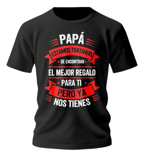 Playera Para Papa Dia Del Padre Frase Mi Hijo Regalo