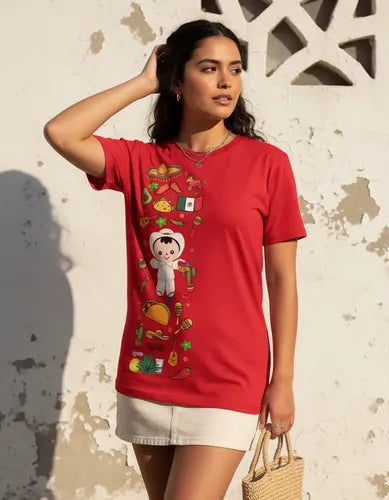 Playera 15 De Septiemnbre Ranchero Lele Muñeca Personaliza