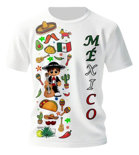 Playera 15 De Septiembre Tradicional Mexicana Adelita Musico