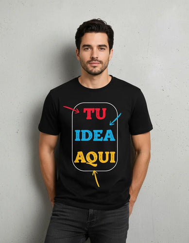 Playera Personalizada Estampada Tu Diseño Foto Texto