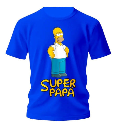 Playera Dia Del Padre Simpson Papa Abuelo Super Papa