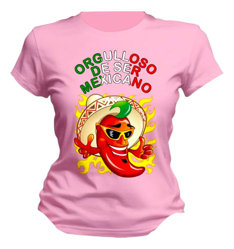 Playera 15 De Septiembre Meriachi Taco Sombrero Fiestas