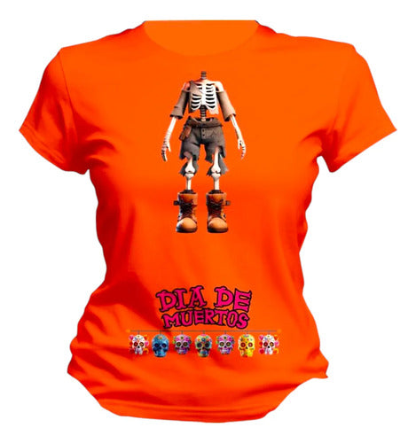 Playera Traje Hom Y Muj Esqueletos Traje Dia De Muertos