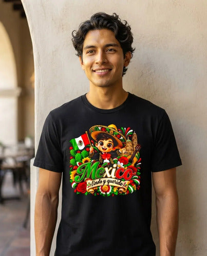 Playera Mexico Lindo Y Querido 15 De Septiembre éxico Lindo