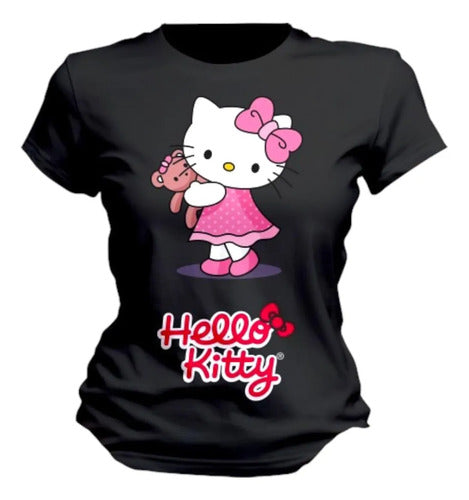 Playera Hello Kitty Tierna Varios Colores Personaliza