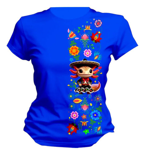 Playera Ajolote Ranchero Mexicano Todas Las Tallas Mujer