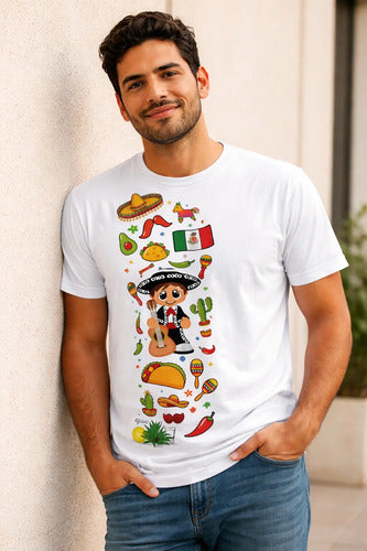 Playera Mexicana 15 De Septiembre Tematica Mariachi Mariachi