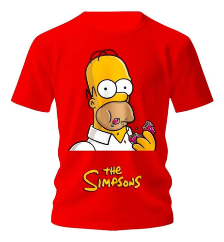 Playera Para Duo Pareja Homero Dona Duff Personaliza
