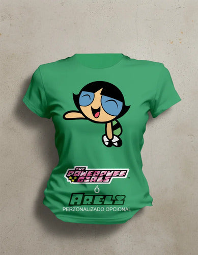 Playera Bombon Burbuja Bellota Power Girls Personaliza