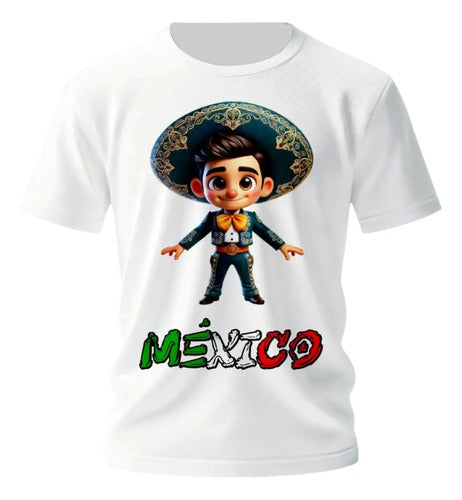Playera Mariachi Viva Mexico 15 De Septiembre Personaliza