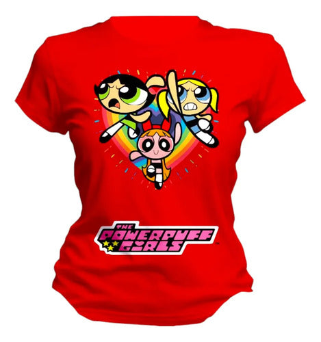 Playera Chicas Super Poderosas Colores Personaliza