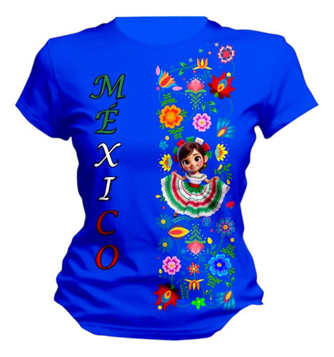 Playera 15 De Septiembre Tradicional Mexicana Adelita