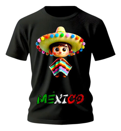 Playera Niño Niña 15 De Septiembre Personaliza Niño