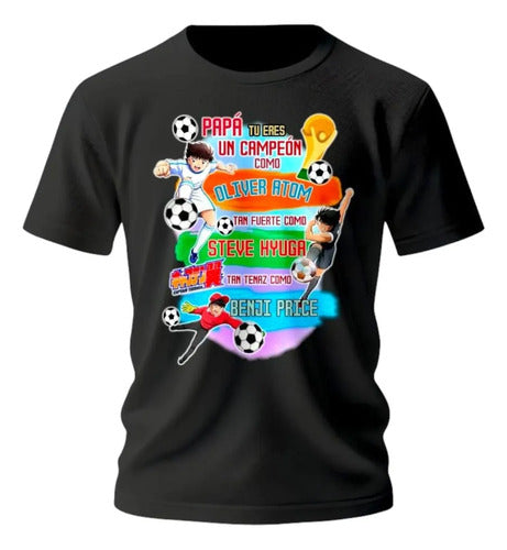 Playera Dia Del Padre Frase Papa Hijo Personajes Personaliza