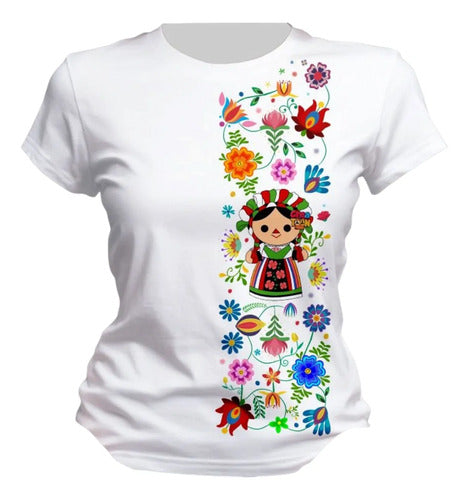 Playera 15 De Septiembre Lele Adelita Tematica Mexicana