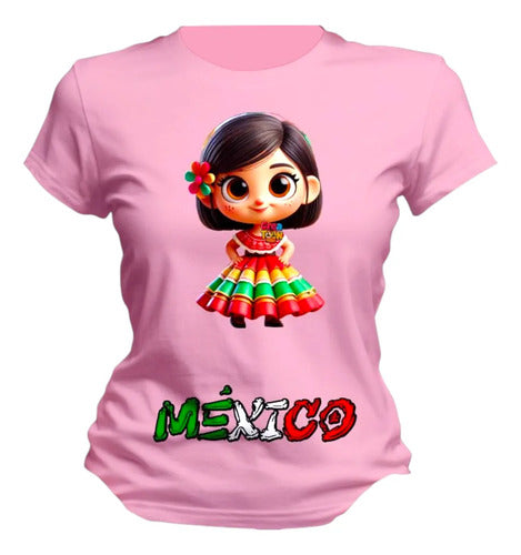 Playera Niño Niña 15 De Septiembre Personaliza Niña