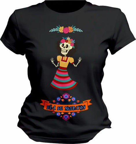 Playera Para Duo Calaveras Dia De Muertos Todas Las Tallas