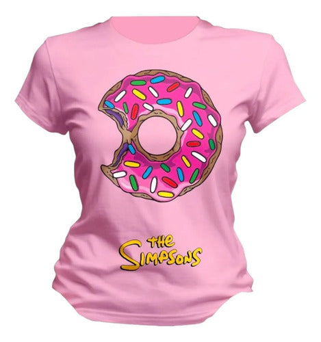 Playera Para Duo Pareja Homero Dona Duff Personaliza