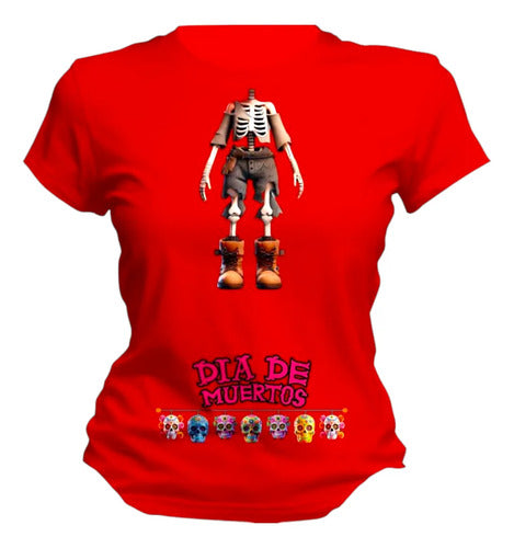 Playera Traje Hom Y Muj Esqueletos Traje Dia De Muertos