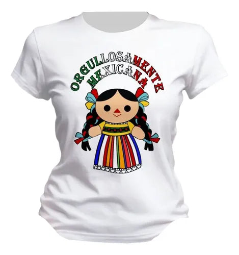 Playera Lele Adelita Viva Mexico 15 De Septiembre Lele