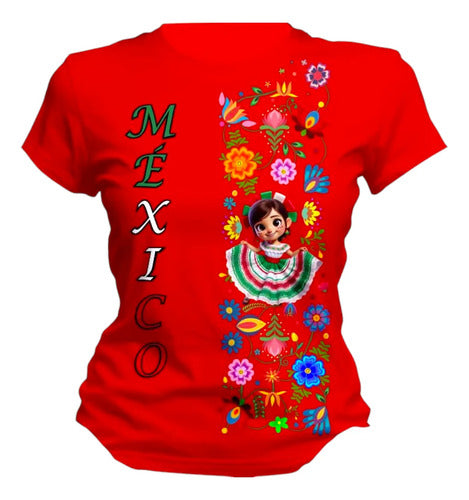 Playera 15 De Septiembre Tradicional Mexicana Adelita