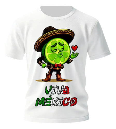 Playera Limon Y Cebolla 15 De Septiembre Viva Mexico Limon